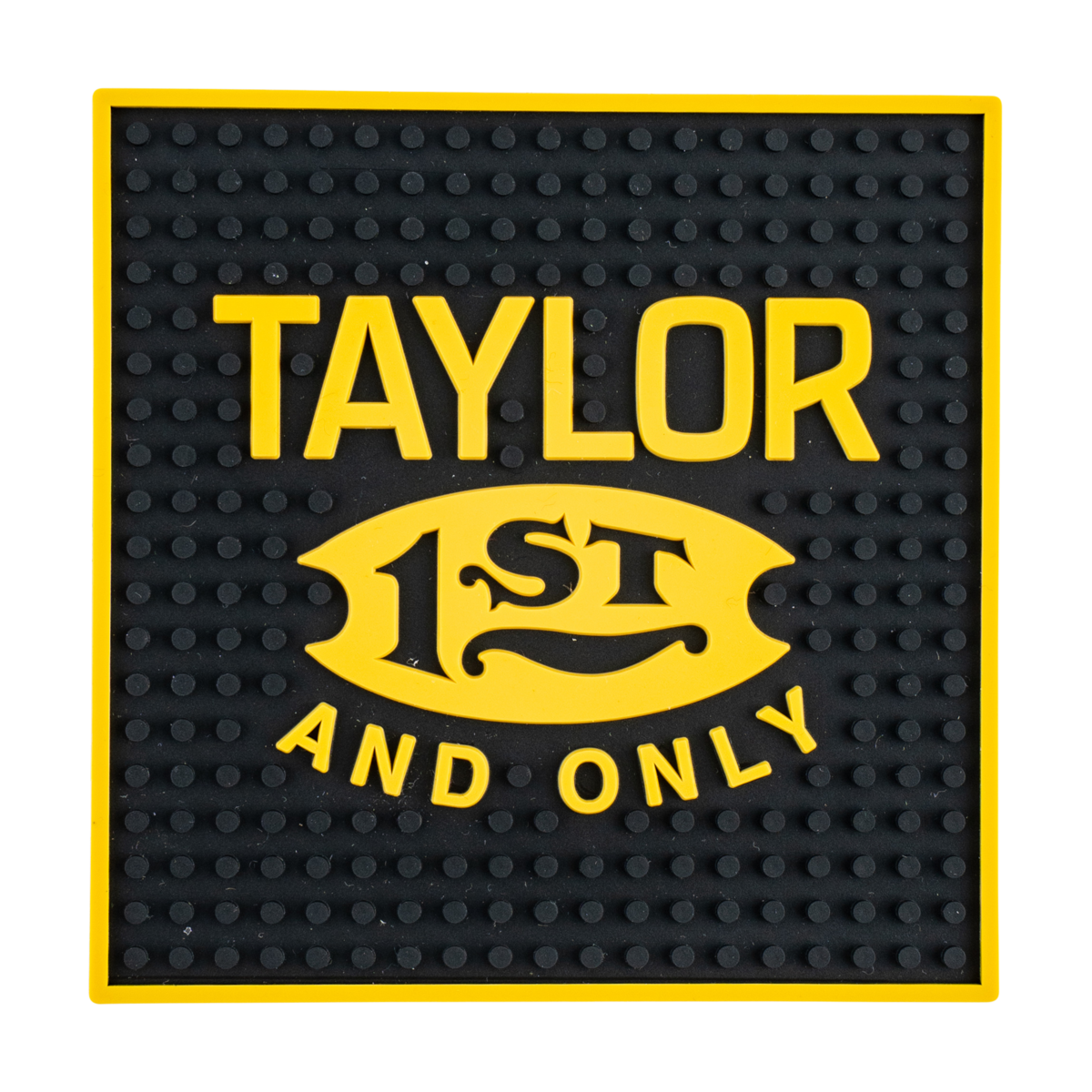 E.H. Taylor Bar Mat Coaster – premium rubber bar mat coaster with embossed E.H. Taylor bourbon logo