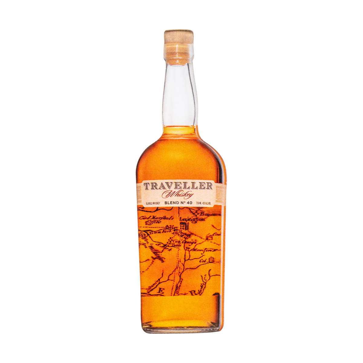 Traveller Whiskey Bottle Magnet – collectible refrigerator magnet shaped like a Traveller Whiskey bottle