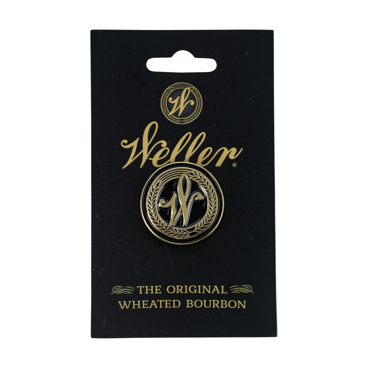 Weller Logo Lapel Pin – collectible enamel lapel pin with official Weller bourbon logo