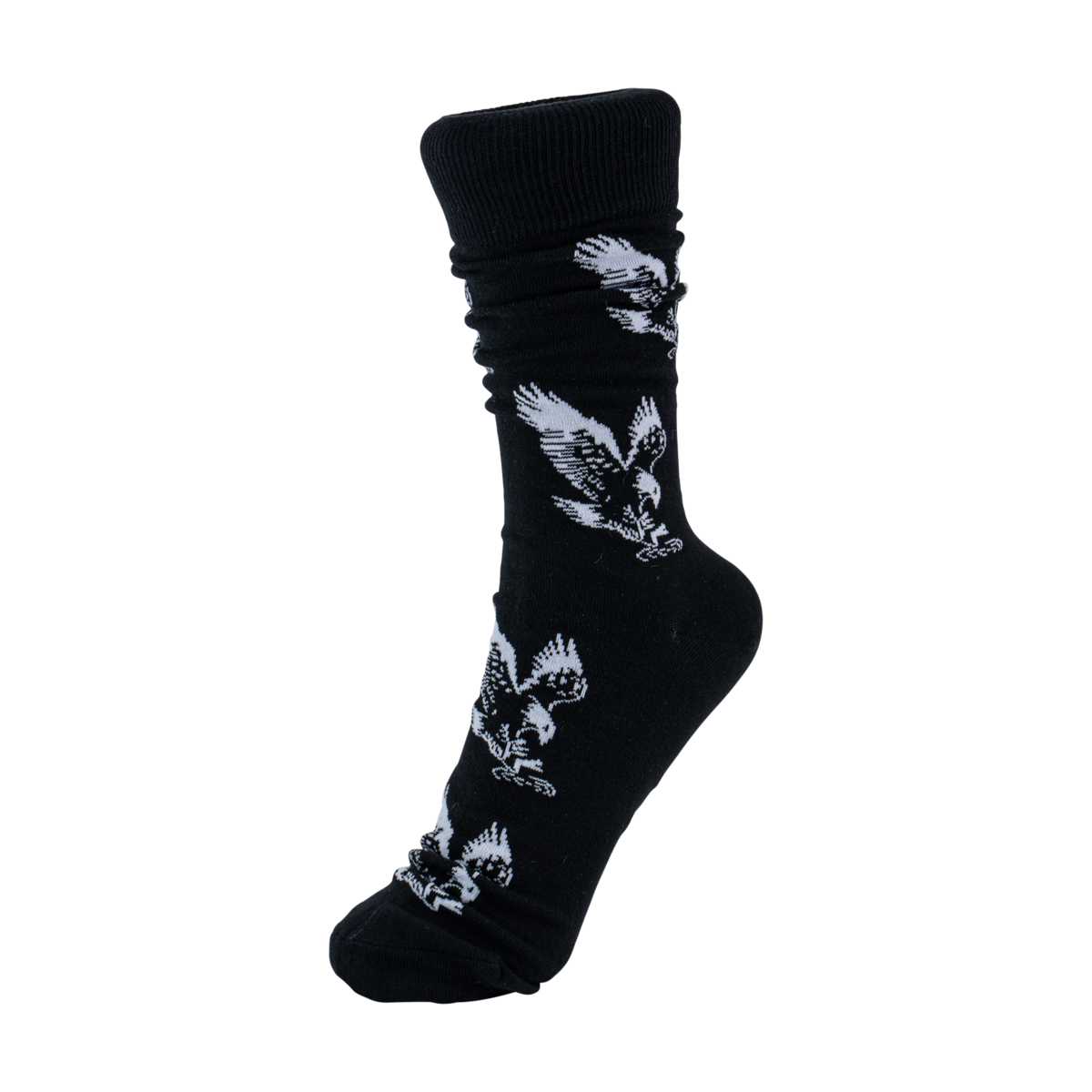 Eagle Rare Socks side view showing Eagle Rare logo placement and premium sock design