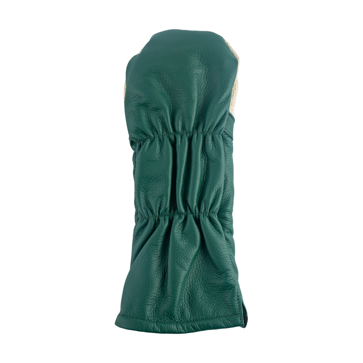 Buffalo Trace X Smathers & Branson Golf Head Cover side view showing needlepoint buffalo artwork