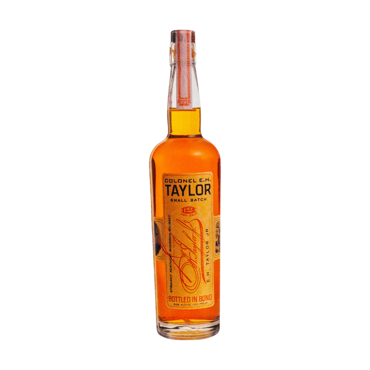 E.H. Taylor Bottle Magnet – collectible fridge magnet shaped like an E.H. Taylor bourbon bottle