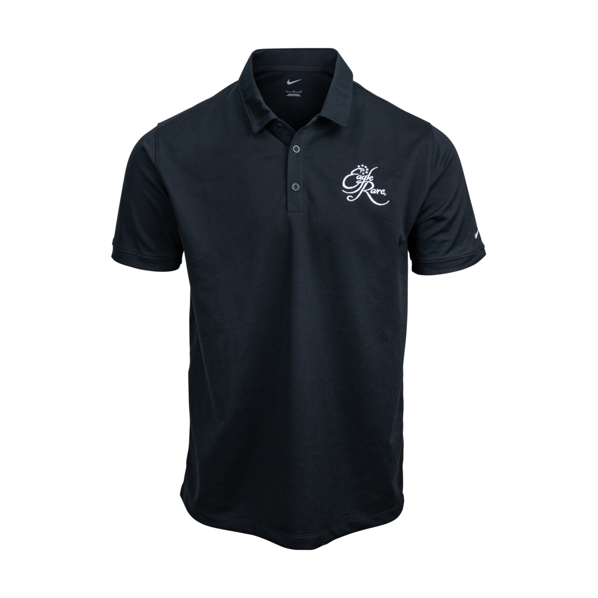 Eagle Rare Black Nike Polo – premium black Nike performance polo with Eagle Rare bourbon logo
