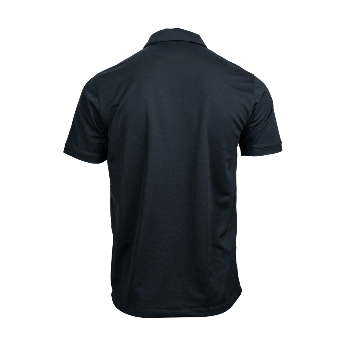 Eagle Rare Black Nike Polo back view showing Nike Dri-FIT design and Eagle Rare branding
