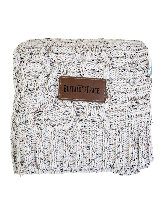 Buffalo Trace Cable Knit Blanket
