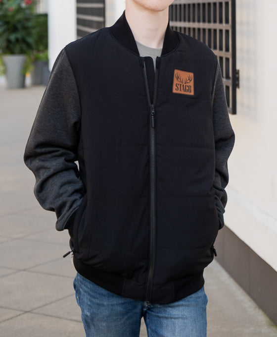 Stagg Black Bomber Jacket – Buffalo Trace Distillery