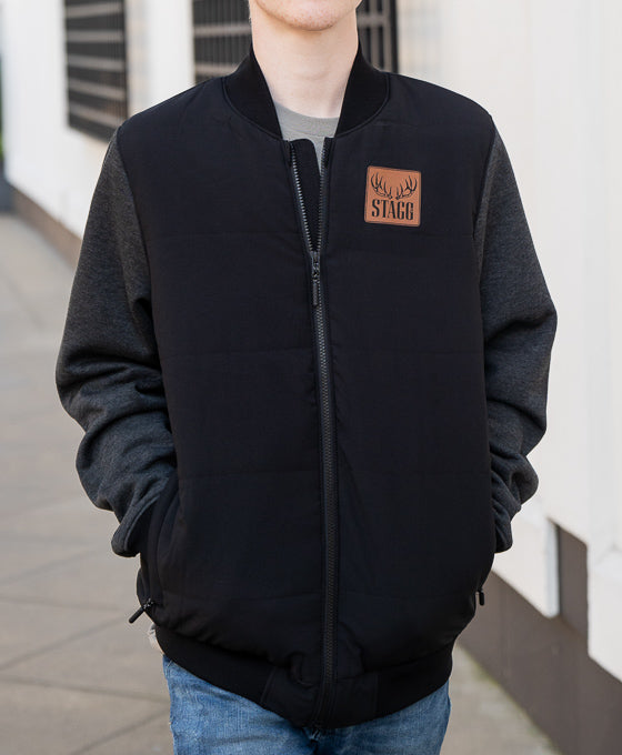 Stagg Black Bomber Jacket – Buffalo Trace Distillery