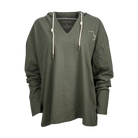 Buffalo Trace Women's Swoosh Hoodie – cozy women's pullover hoodie with Buffalo Trace swoosh logo