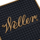 Weller Bar Mat Coaster back view showing non-slip rubber base and Weller branding detail