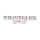 Traveller Whiskey Text Magnet – collectible rectangular fridge magnet with Traveller Whiskey text logo