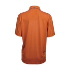 Cutter & Buck Orange Striped Polo back view showing stripe pattern and polo design