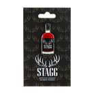 Stagg Bottle Lapel Pin – collectible enamel pin shaped like a Stagg bourbon bottle
