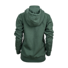 Buffalo Trace Green Half-Zip Hoodie back view showing full hoodie design and logo placement