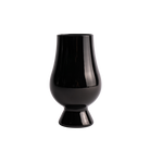 SBS Black Glencairn Glass side view showing elegant black finish and engraved SBS logo