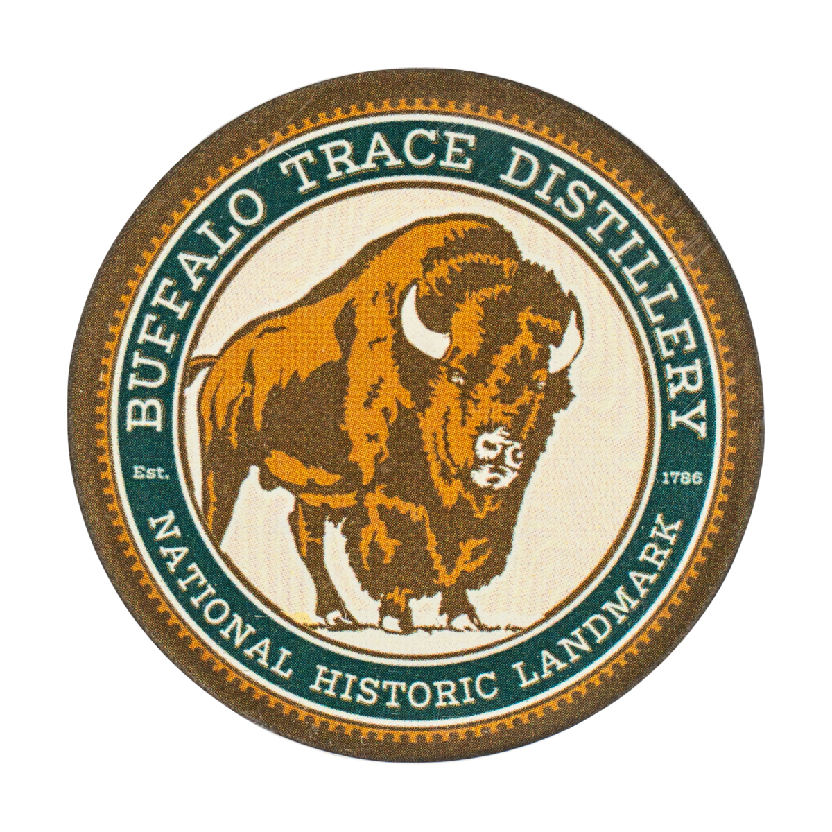 Buffalo Trace NHL Logo Magnet – collectible refrigerator magnet with Buffalo Trace NHL collaboration logo
