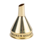Weller Leather Wrapped Glass Flask open showing glass interior and screw cap detail