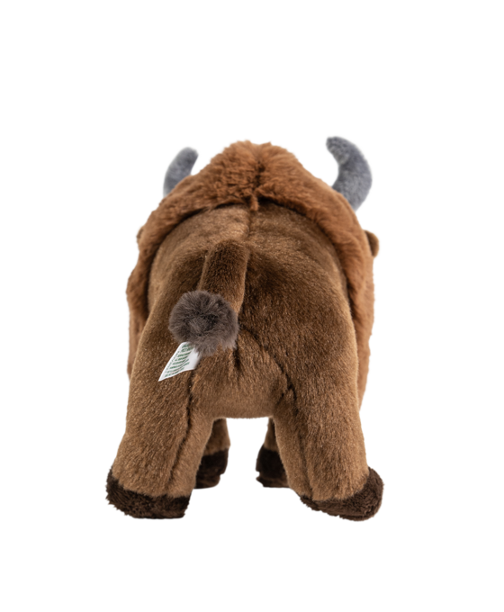 Rustic Plush 14in Hand-Stitched Buffalo Plush – Rustic Wildlife Decor – Buffalo ...