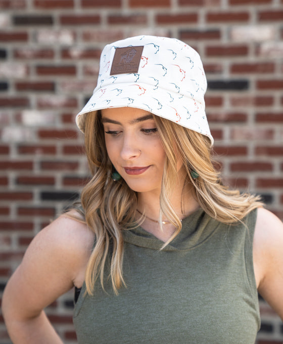 Buffalo Trace Swoosh Bucket Hat - Stay Cool in Style – Buffalo