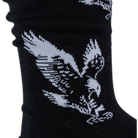 Eagle Rare Socks close-up of woven Eagle Rare logo and premium fabric detail