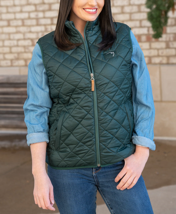 Buffalo Trace Ladies Quilted Vest – Buffalo Trace Distillery