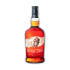 Buffalo Trace Bottle Lapel Pin close-up of enamel detail and Buffalo Trace bottle label design