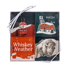 Buffalo Trace Holiday Magnet Set – festive set of collectible Christmas holiday fridge magnets