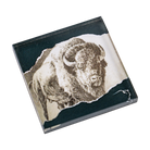 Buffalo Trace Holiday Magnet Set close-up of seasonal distillery artwork on magnets