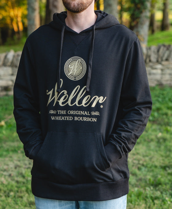 Brook Bird&Logo Sweat XLサイズ ブラック Weller Black & Gold Bourbon Logo Hoodie – Premium Outerwear