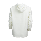Buffalo Trace Women's Cream Waffle Hoodie back view showing waffle texture and relaxed fit