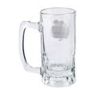 Freddie's 12 oz Root Beer Mug side view with Buffalo Trace distillery logo on ceramic