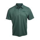 Buffalo Trace Cutter & Buck Green Polo – premium solid green golf polo with embroidered Buffalo Trace logo