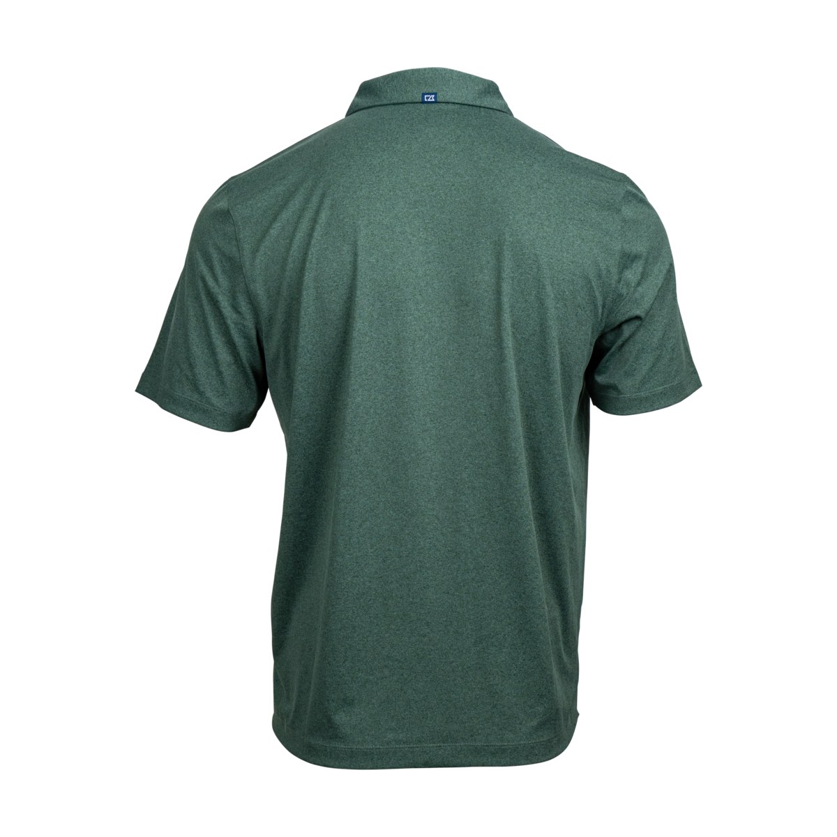 Buffalo Trace Cutter & Buck Green Polo back view showing clean polo design and Cutter & Buck quality