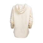 Buffalo Trace Women's Cream Hoodie back view showing relaxed fit and hoodie design