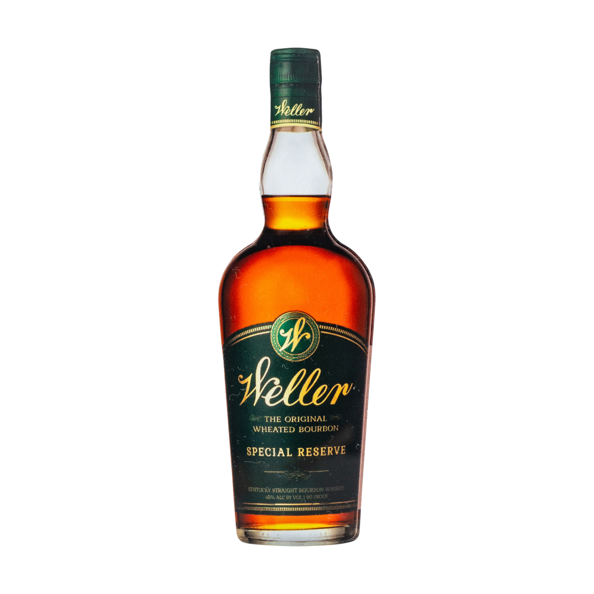 Weller Bottle Magnet – collectible refrigerator magnet shaped like a Weller bourbon bottle