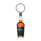 Weller Bottle Keychain – collectible metal keychain shaped like a Weller bourbon bottle