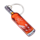 Eagle Rare Bottle Keychain close-up of bottle shape detail and Eagle Rare label design