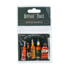 Buffalo Trace Bottle Magnet Set – set of collectible bourbon bottle-shaped refrigerator magnets