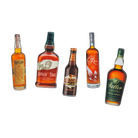 Buffalo Trace Bottle Magnet Set detail showing individual bottle magnets and branding