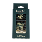 Buffalo Trace Assorted Box of Golf Tees – colorful box of branded golf tees for Buffalo Trace fans