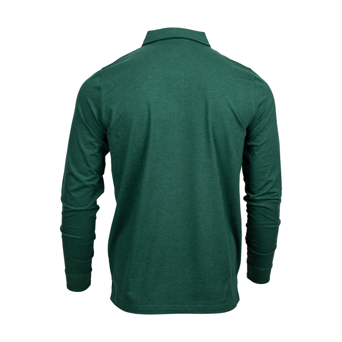Buffalo Trace Green Long Sleeve Swoosh Polo by Tasc Buffalo Trace Distillery Buffalo Trace Green Long Sleeve Swoosh Polo by Tasc Buffalo Trace Distillery