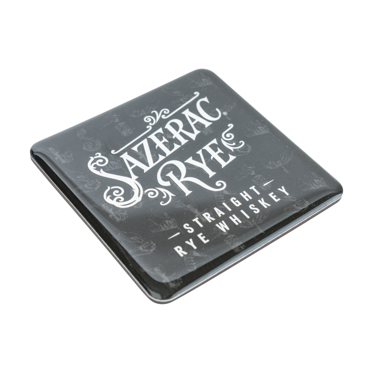 Sazerac Rye Logo Magnet back view showing magnet backing and collectible design
