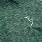 Buffalo Trace Green Cutter & Buck Golf Polo close-up of embroidered logo on left chest