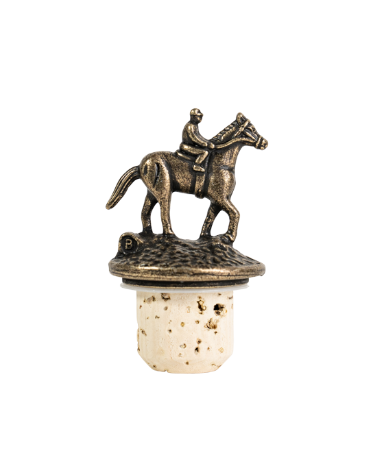 Blanton's Single Barrel Bourbon Horse & Jockey Stopper Set