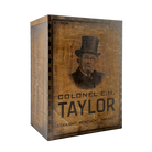 Box of Colonel E.H. Taylor Straight Kentucky Whiskey with a portrait on the label.