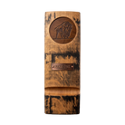 Whiskey Woodcraft Barrel Stave Cigar Rest side view showing cigar slots and natural barrel wood grain