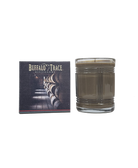 Bourbon Scent Cut Glass Candle Box Set with coaster