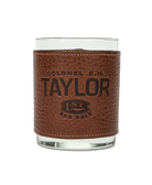 EH Taylor Leather Rocks Glass
