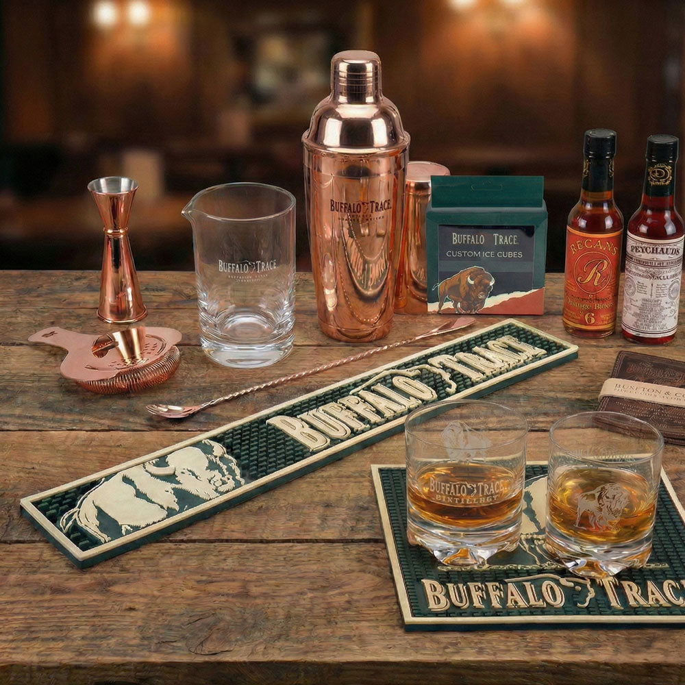 Buffalo Trace Ultimate Home Bar Bundle (14-Piece Set) – Buffalo